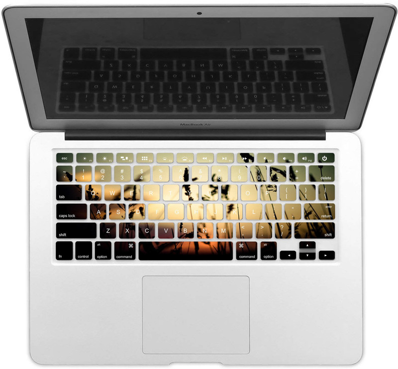 GADGETS WRAP GWSD-1993 Printed landsacpe wheat Laptop Keyboard Skin(Multicolor)