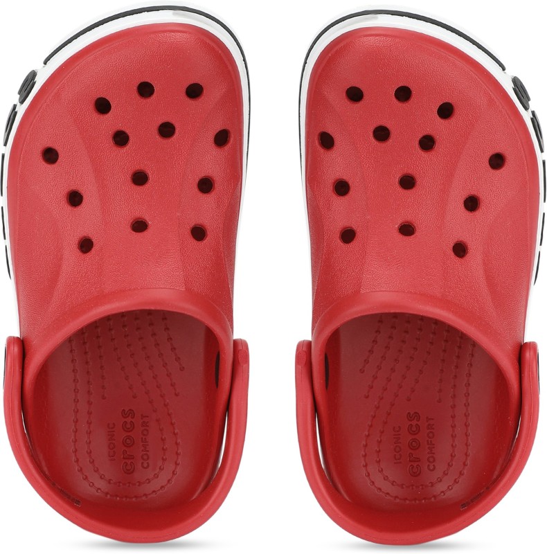 Crocs Boys \u0026 Girls Slip-on Clogs(Red 