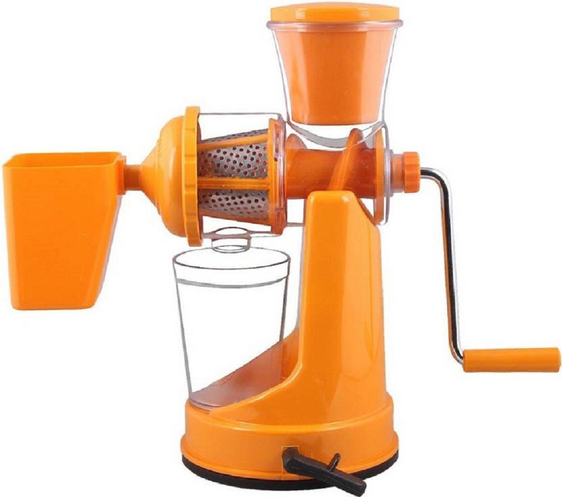 KitchenFest NO  Super Quality Fruit And Vegetable Plastic 0 Juicer Mixer Grinder(Yellow, 1 Jar)