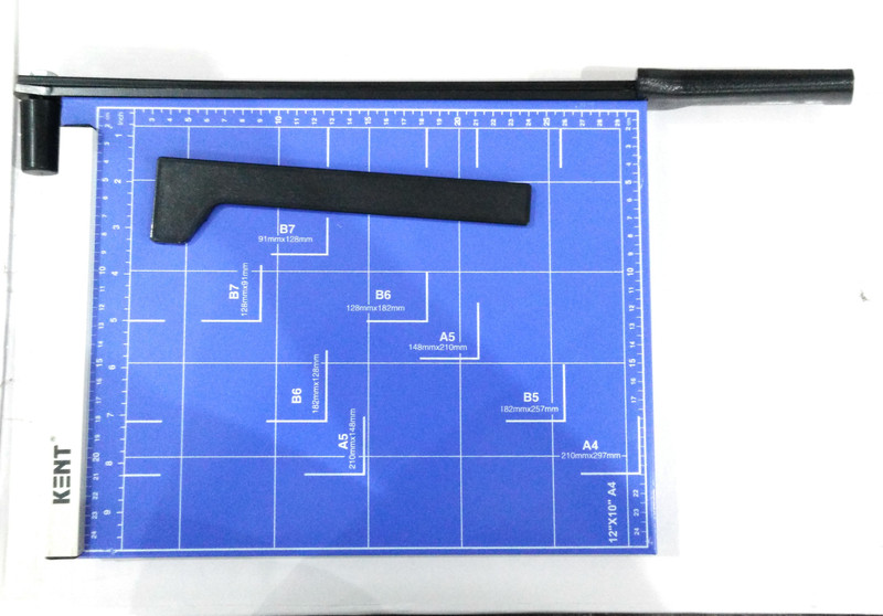 khandelwal business corp paper cutter Plastic Grip Guillotine Paper Cutter(Set Of 1, White)