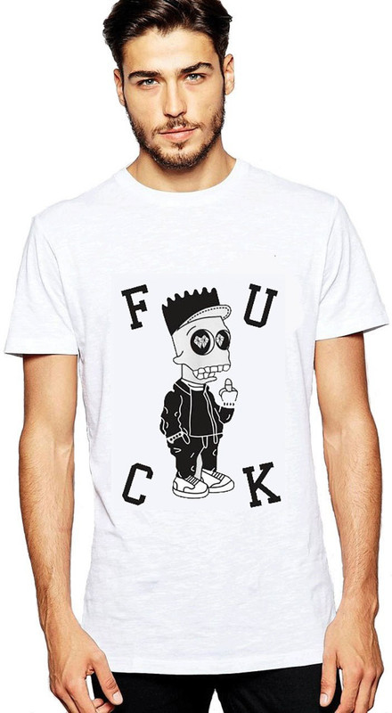 urban rules Printed Men Round Neck White T-Shirt