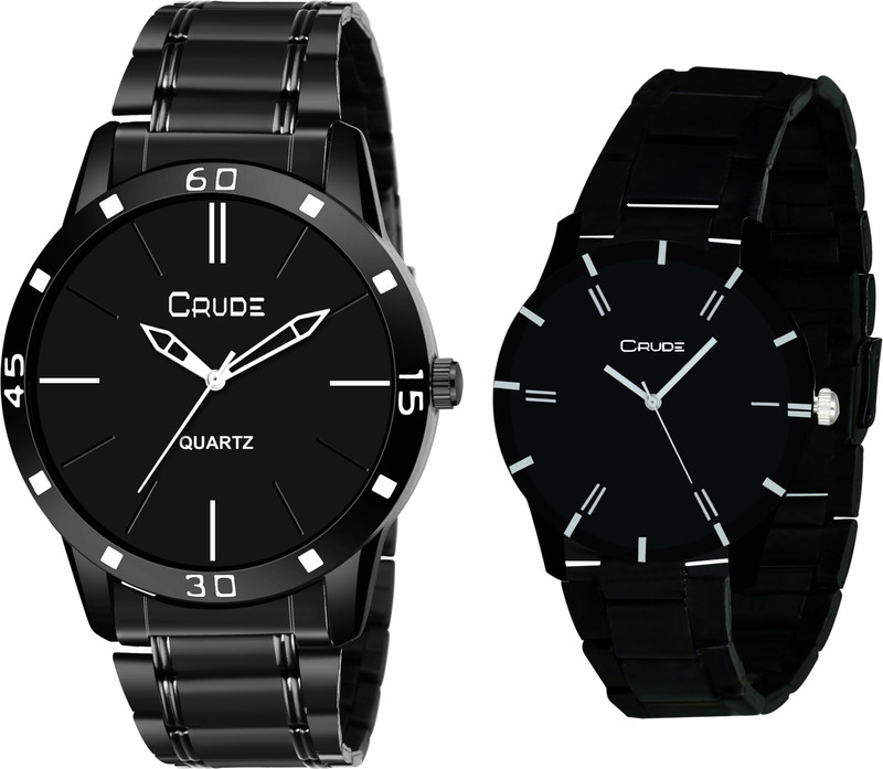 crude rg2588 stylish couple and gift set Analog Watch  - For Men & Women