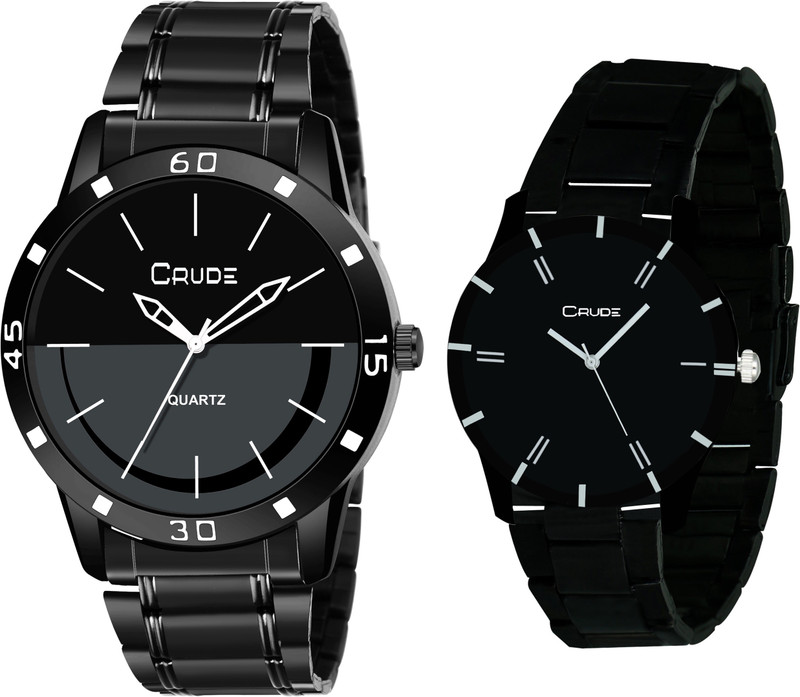 crude rg2587 stylish couple and gift set Analog Watch  - For Men & Women