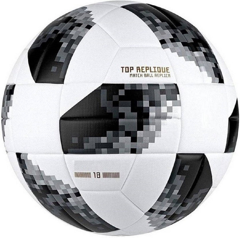 FOX Russia Cup 2018 White/Black Football - Size: 5(Standard, Pack of 1, White)