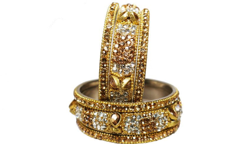 creativestuff Brass Bangle Set(Pack of 6)