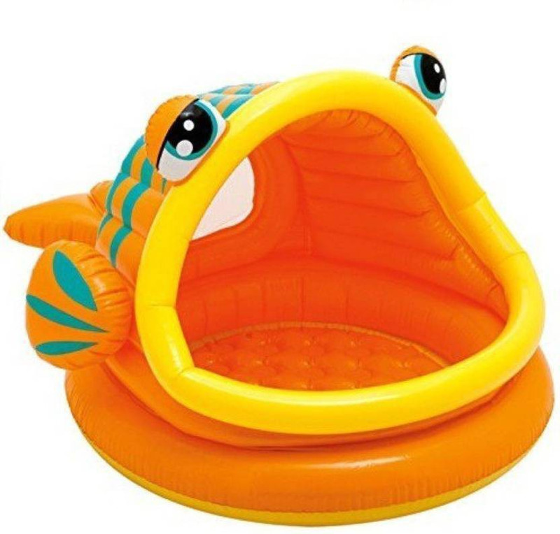 dmte Lady Fish Baby Pool Inflatable Pool (Multicolor) Inflatable Pool Accessory(Multicolor)