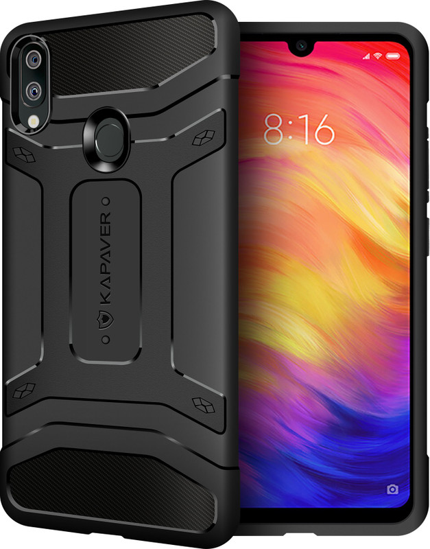 Kapaver Back Cover for Mi Redmi Note 7, Mi Redmi Note 7 Pro(Black, Rugged Armor) Kapaver Back Cover for Mi Redmi Note 7, Mi Redmi Note 7 Pro(Black, Rugged Armor)
