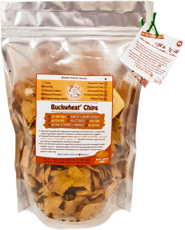 golokadhaam garden greens Buckwheat Chips Chips(250 g)