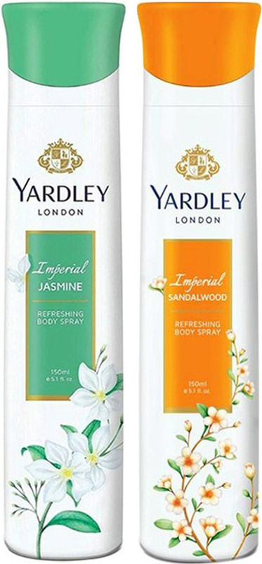 Yardley London Jasmine and Sandalwood Combo Set(Set of 2)