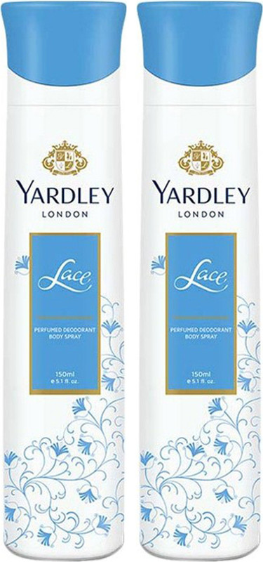 Yardley London English Lavender Refreshing Deo, 150ml Body Mist - For Women(150 ml, Pack of 2)
