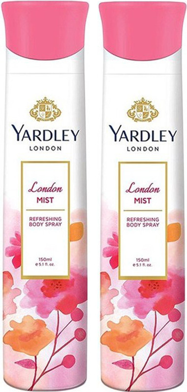 Yardley London MORNING DEW Deodorant Spray  -  For Women(300 ml, Pack of 2)