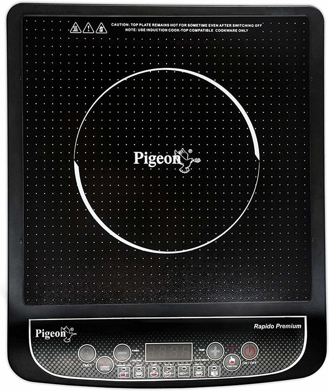 Pigeon induction cook top Induction Cooktop(Black, Touch Panel)