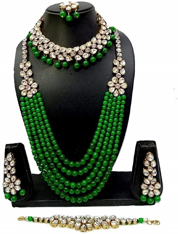 catalyst venture Copper Jewel Set(Green, Gold)