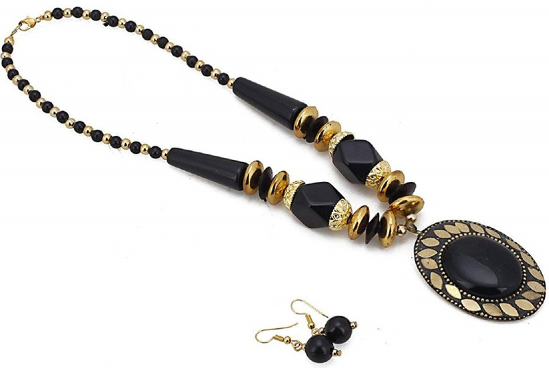 catalyst venture Mother of Pearl Jewel Set(Black, Gold)