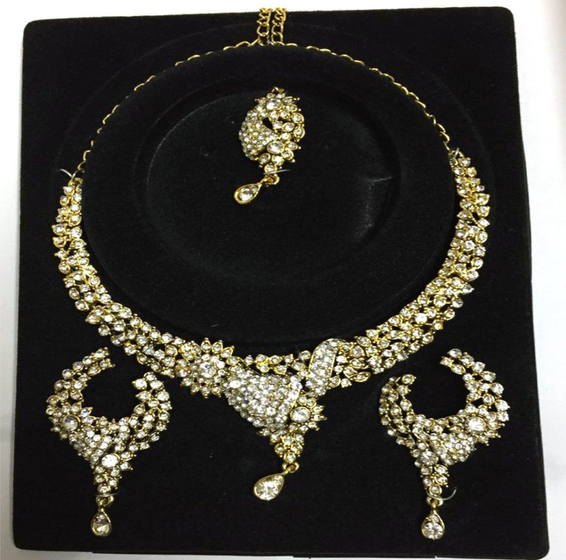 naina fashion Alloy Jewel Set(White)