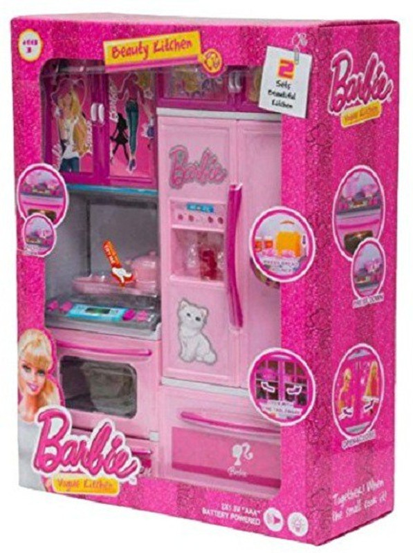 dharti enterprise Attractive Modern Kitchen Play-set with Light and Real Sound Effect