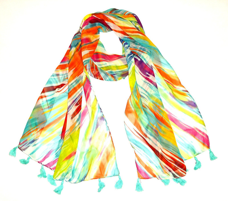 fashionmahal Printed Polyester Blend Men & Women Scarf, Stole