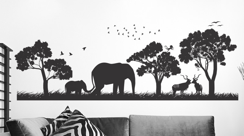 wallmonks Large Wall Décor Sticker(Pack of 1)