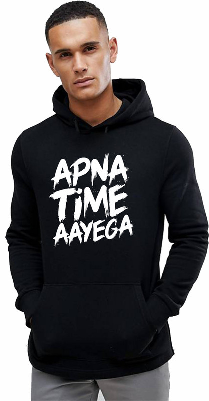 hustle india Full Sleeve Printed Men Sweatshirt
