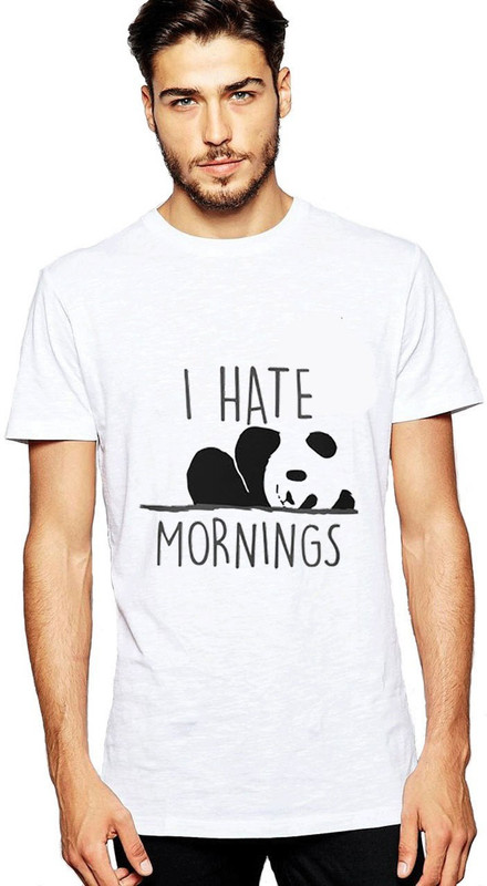 urban rules Printed Men Round Neck White T-Shirt
