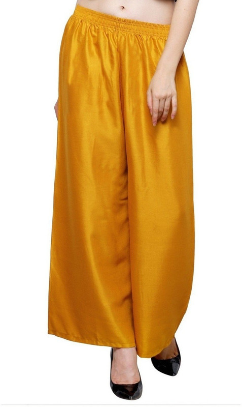 xinstyle Regular Fit Women Yellow Trousers