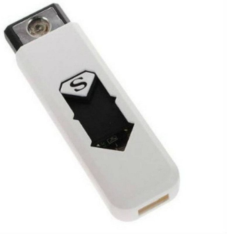 kiros Cigarette Lighter-010 Electronic Windproof Eco Friendly white Cigarette Lighter Cigarette Lighter (White) Cigarette Lighter(White)