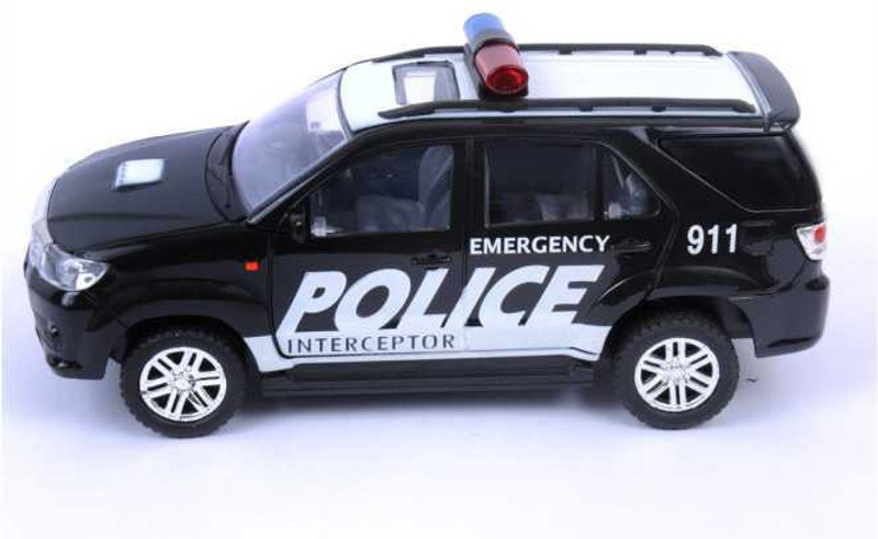 centy toys Toyzzone Fortuner interceptor(Black)