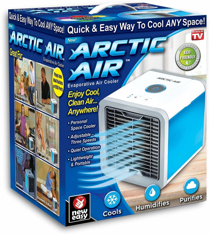 Voltegic Â® Air Cooler USB Arctic Air Portable Mini Table Fan, Humidifier, Purifier Room/Personal Air Cooler(Multicolor, 1 Litres) RS.8999 (82.00% Off) - Flipkart