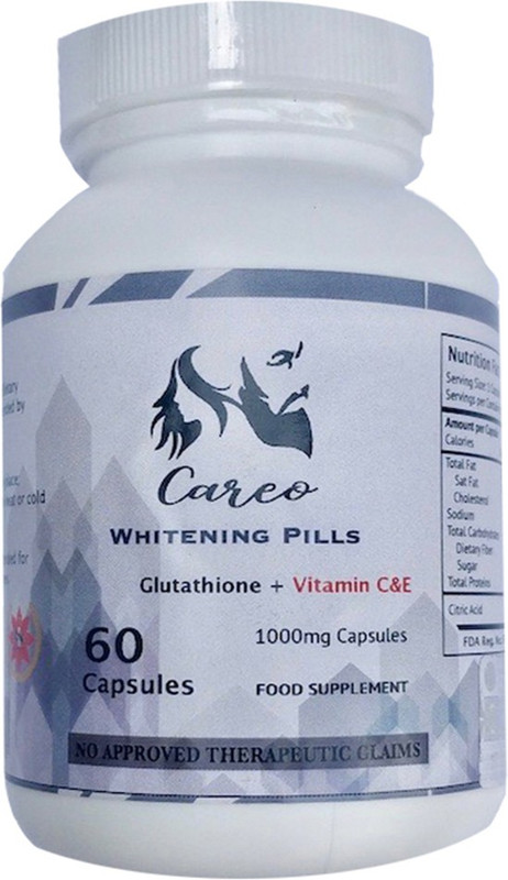 careo Whitening Pills With Vitamin C & E 1000mg 60 Caps Careò(60 g)