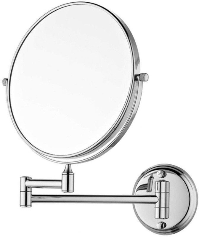 Zahab Makeup Mirror Dual Sided 8 Inch with 3x / 1x Magnification Shaving Mirror/ Bathroom Mirror & Wall Bracket With Adjustable Frame