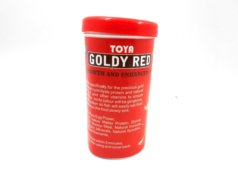 toya goldy red 120g Vegetable, Sea Food, Mealworm, Shrimp 120 g Wet Fish Food