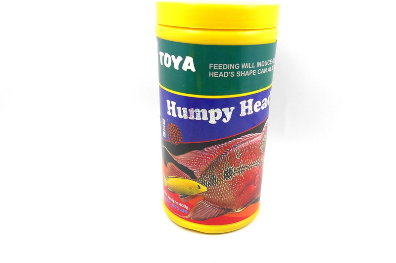 toya humpy head400G Vegetable, Sea Food, Mealworm, Shrimp 400 g Wet Fish Food