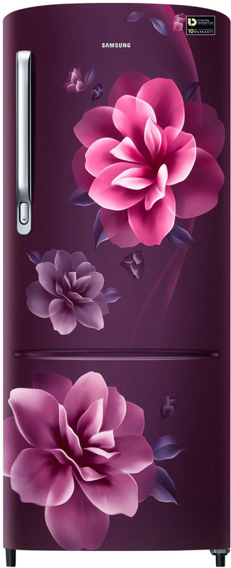 Samsung 212 L Direct Cool Single Door 4 Star Refrigerator(Camellia Purple, RR22R373YCR/HL) Samsung 212 L Direct Cool Single Door 4 Star Refrigerator(Camellia Purple, RR22R373YCR/HL)