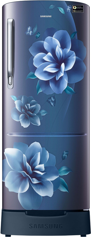 Samsung 192 L Direct Cool Single Door 3 Star Refrigerator with Base Drawer(Camellia Blue, RR20R282ZCU/NL) Samsung 192 L Direct Cool Single Door 3 Star Refrigerator with Base Drawer(Camellia Blue, RR20R282ZCU/NL)