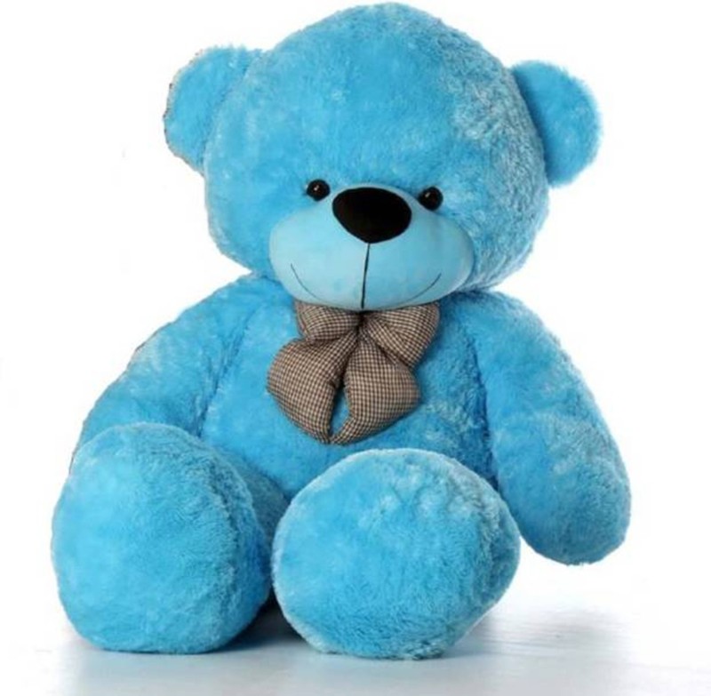 emutz Very Soft 3 Feet Lovable/Huggable Teddy Bear with Heart Neck Bow for Girlfriend Gift/Boy/Girl ,Colors SKY BLUE  - 12 inch(SKY BLUE)