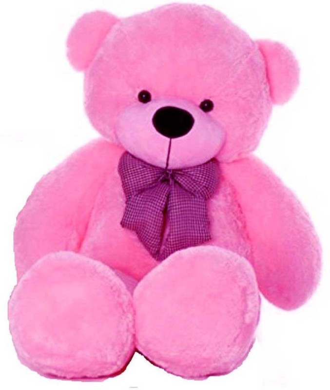 emutz Very Soft 3 Feet Lovable/Huggable Teddy Bear with Heart Neck Bow for Girlfriend Gift/Boy/Girl ,Colors PINK  - 12 inch(Pink)