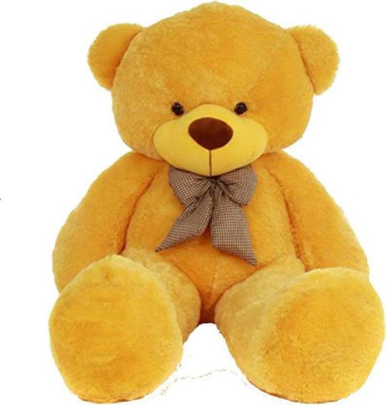 emutz Very Soft 3 Feet Lovable/Huggable Teddy Bear with Heart Neck Bow for Girlfriend Gift/Boy/Girl ,Colors BROWN  - 12 inch(Brown)