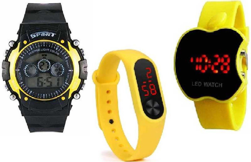giftkids kids 3-87 Sports Black,Date Display,with Light kids Digital Watch - For Boys Digital Watch  - For Boys & Girls