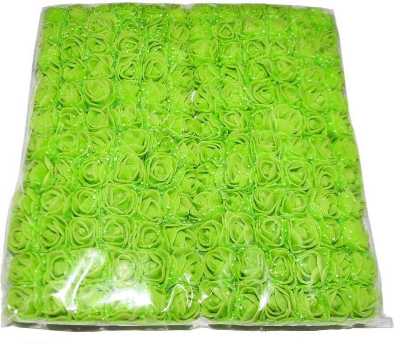 devine GREEN FOAM FLOWER Green Rose Artificial Flower(10.5 inch, Pack of 144)