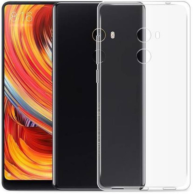 galaxy plus Book Cover for Mi Mix 2(Transprent, Silicon)