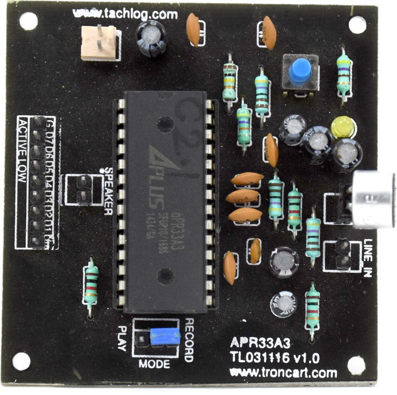 tachlog AUDIO PLAYBACK/RECORDER APR33A3 Sound Recorder and Sound Circuit Electronic Hobby Kit