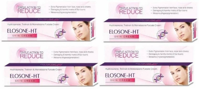Elosone Ht Triple Action Skin Cream For Remove Marks Dark Spots Pack Of 4 15 G Buy Online In India At Desertcart In Productid