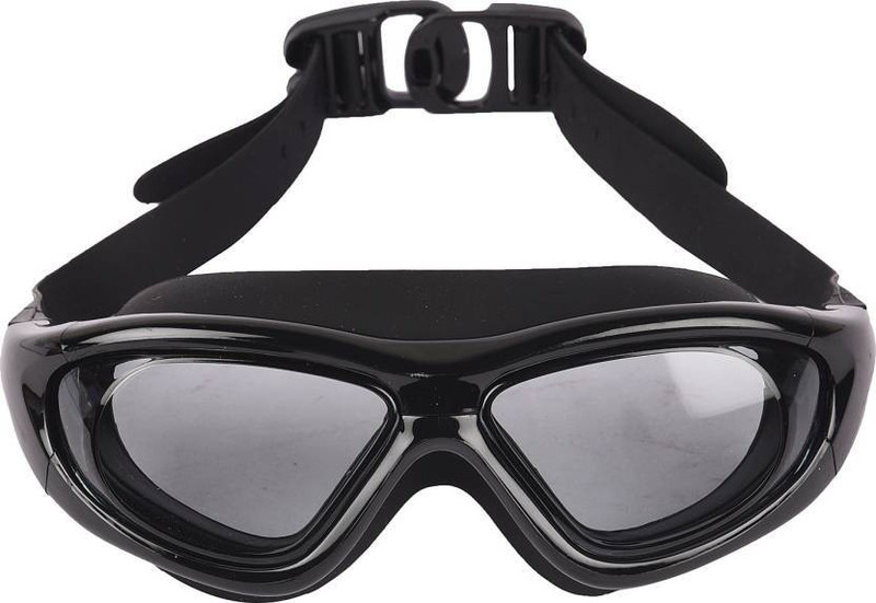 aroraonlinetraders Proffesional Sports Swimming Googles "JOINTLESS" Model AS-9100 Black Swimming Goggles(Black)