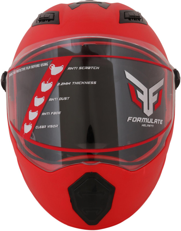 formulate ACE Motorbike Helmet(Red)