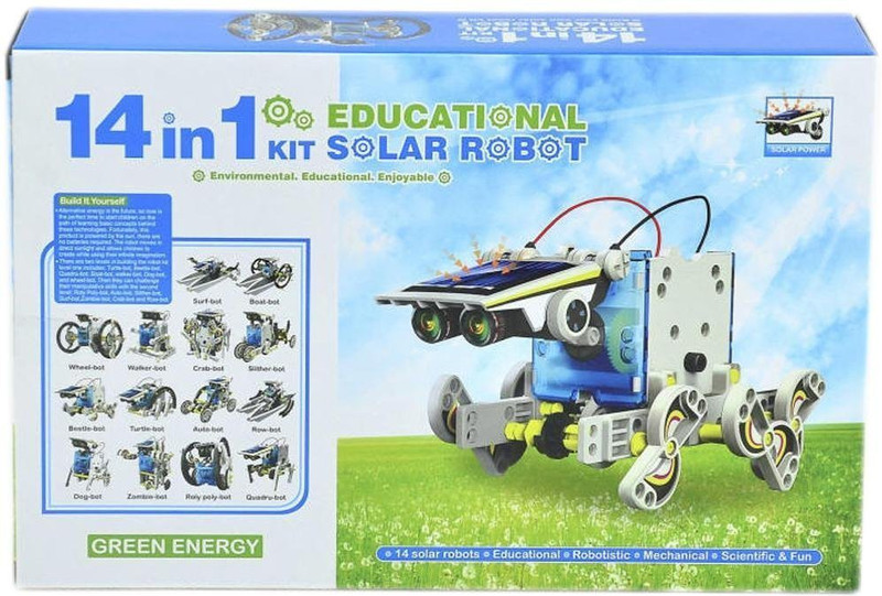 prisma collection The Source Wholesale 14 in 1 Solar Robot Kit(Multicolor)