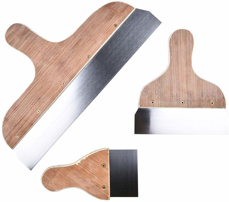 charminar Blade 4 8 and 16 (Silver) -3 Pieces in 1 Set Stainless Steel Trowel