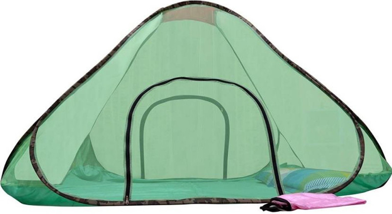 adofo Polyester Adults double bed with base Mosquito Net(Multicolor)