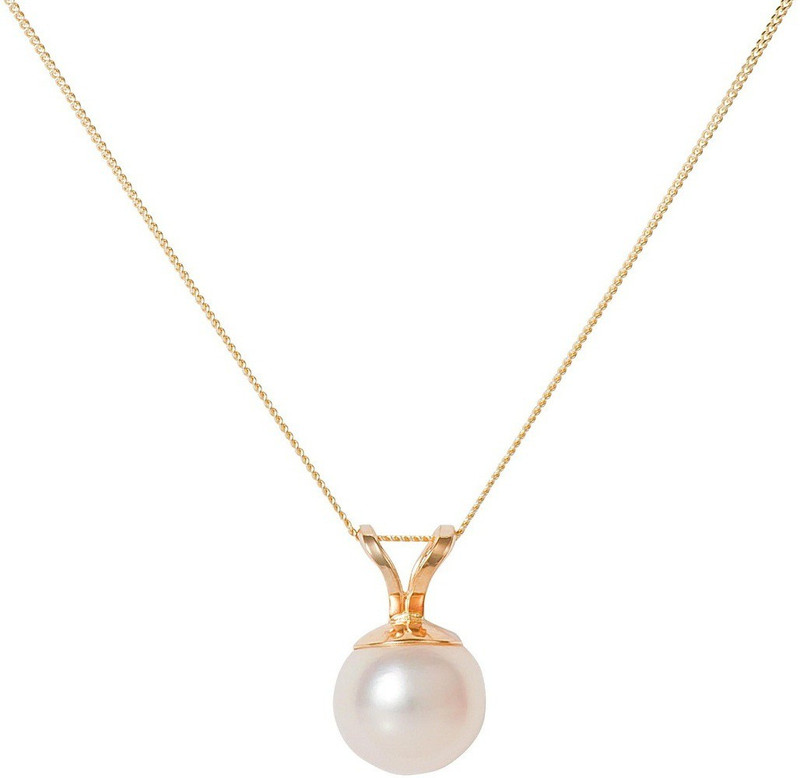 silvoswan White Round Pearl Pendant for Girls and Women Best Gift for Wife, Girlfriend, Mom, Sister Platinum Pearl Alloy