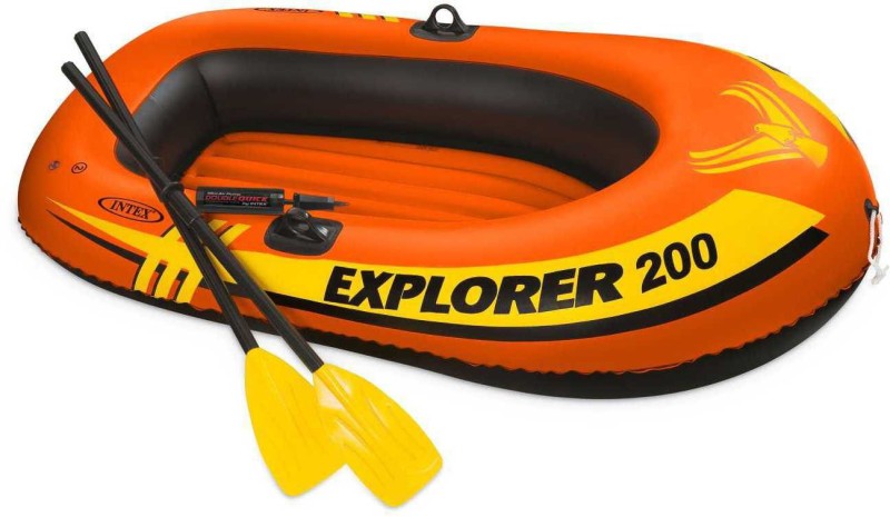 Intex Explorer 200 Inflatable Kayak Water Raft(Orange)