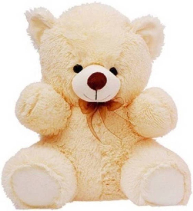 emutz Very Soft 2 Feet Lovable/Huggable Teddy Bear with Heart Neck Bow Colors Cream  - 12 inch(Cream)